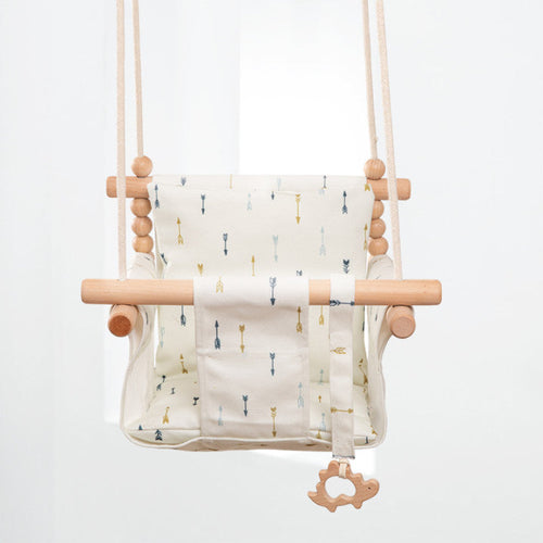 Naturoo™ – Cotton Canvas Baby Swing Chair