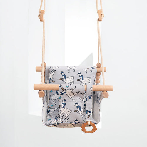 Naturoo™ – Cotton Canvas Baby Swing Chair