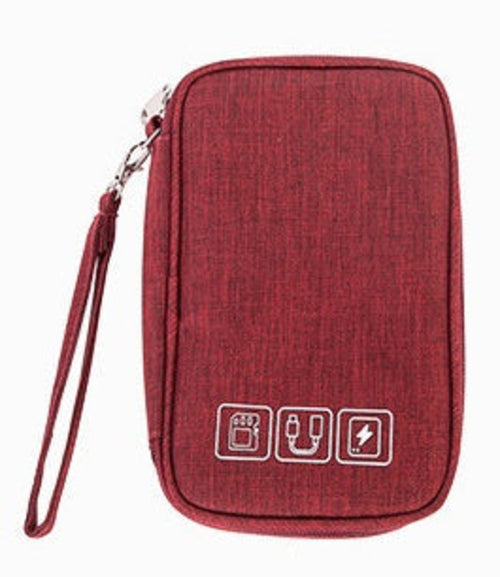 Cable Organizer Bag - Portable Travel Electronic Accessories, Storage