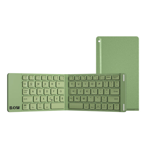 New Style Folding Bluetooth Keyboard And Mouse Set - Wireless Mute Por