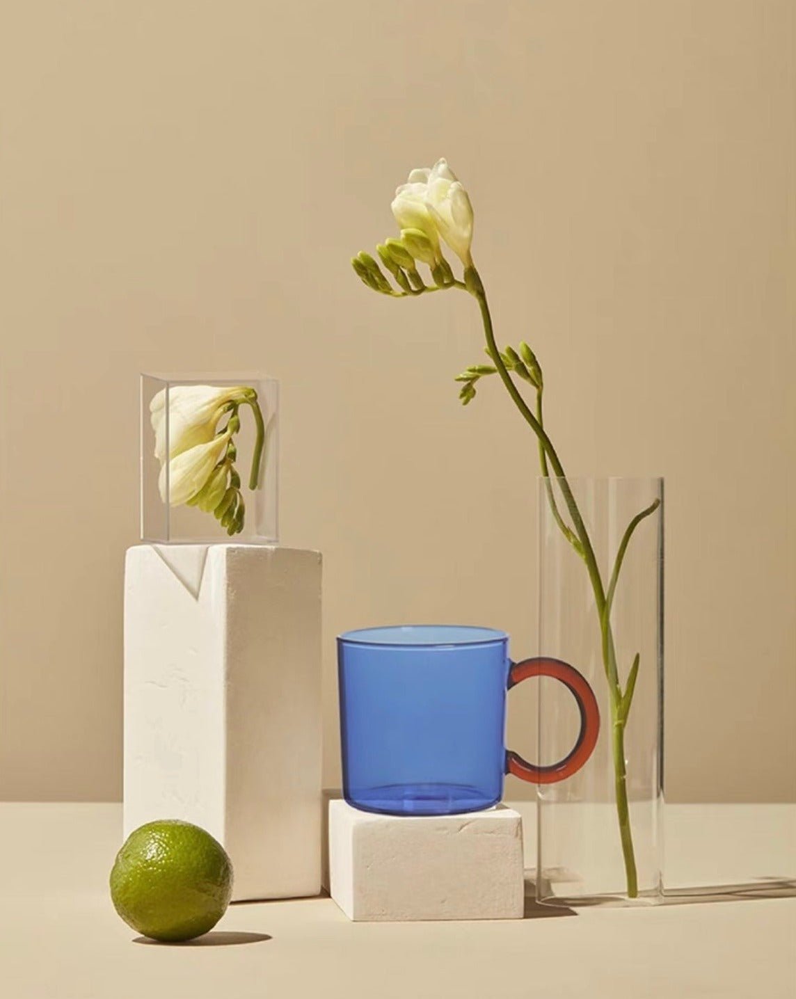 Set Of 2 Retro Couple Coffee Mugs Tea Cups