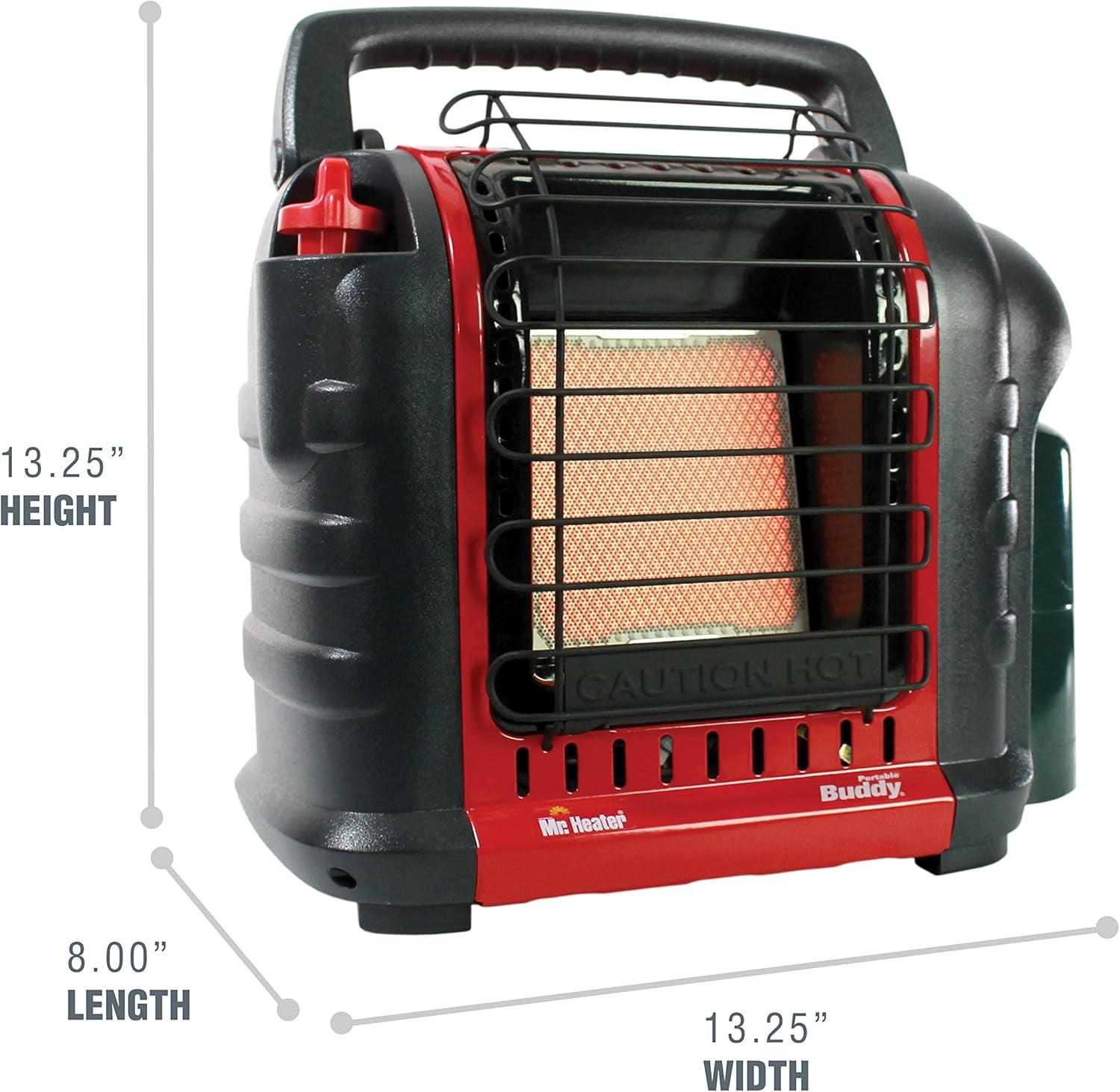 Buddy Portable Propane Radiant Heater 4000 To 9000 BTU Indoor Safe