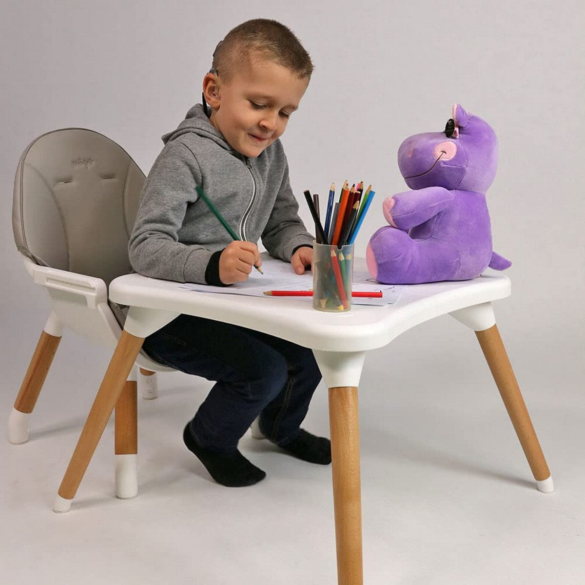 Highchair Nania Red Grey 6 - 36 Months