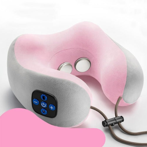 Gold U-type Massage Pillow - Multi-function Shoulder Cervical Car Neck