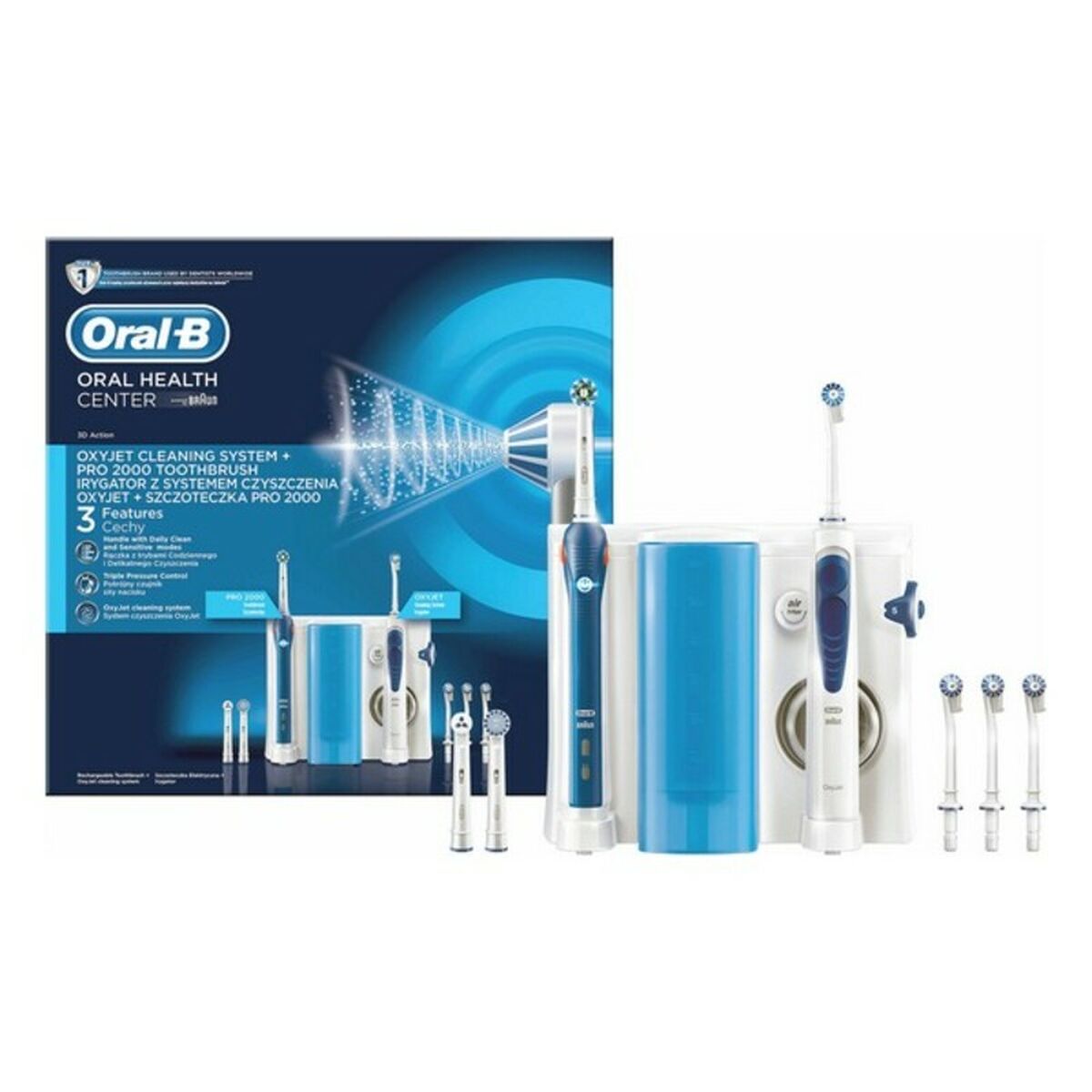 Electric Toothbrush + Oral Irrigator Oral-B 4210201196655 Blue