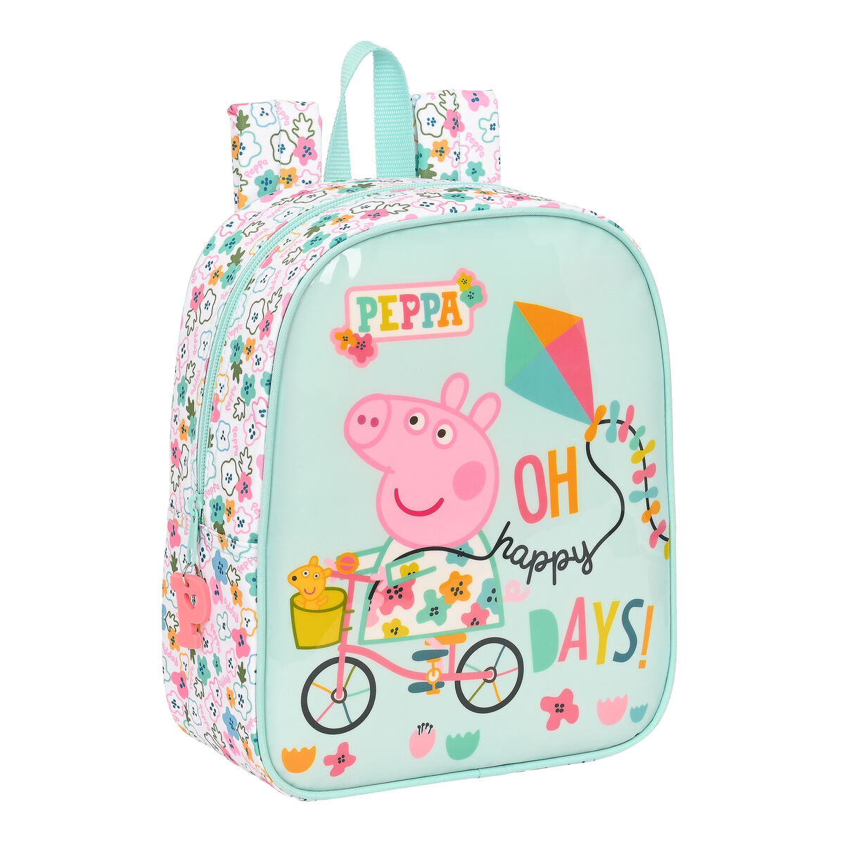 School Bag Peppa Pig Cosy corner Light Blue (22 x 27 x 10 cm)