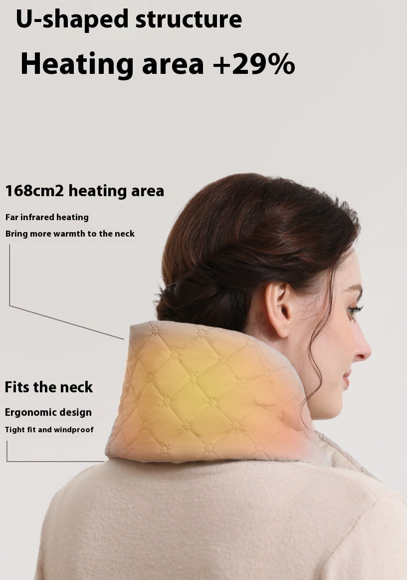Electric Heating Scarf - USB Heater Thermal Shawl Neck Brace Warm Bib