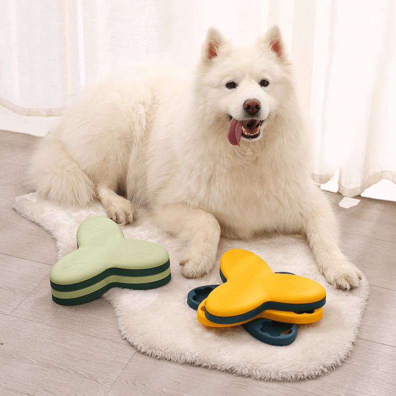 Interactive Boredom Buster Dog Toy: Whirlwind Slow Feeder Plate