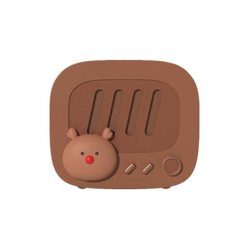 Compact Wireless Car Speaker for Kids Bluetooth Mini Audio Device