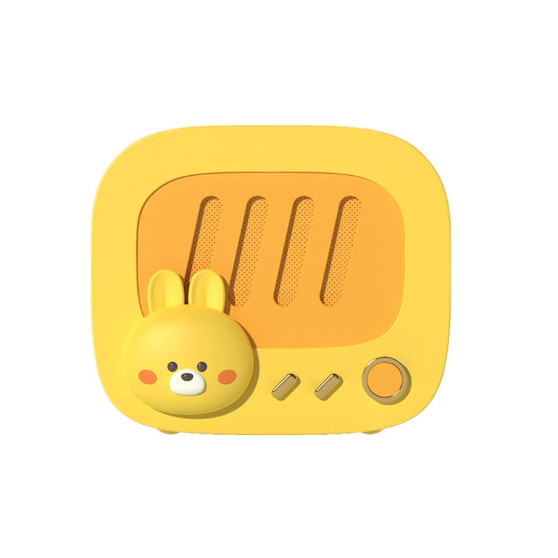 Compact Wireless Car Speaker for Kids Bluetooth Mini Audio Device