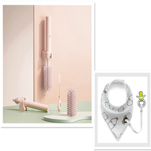 Rotating Electric Silicone Baby Bottle Cleaner 360 Spin Pacifier Brush