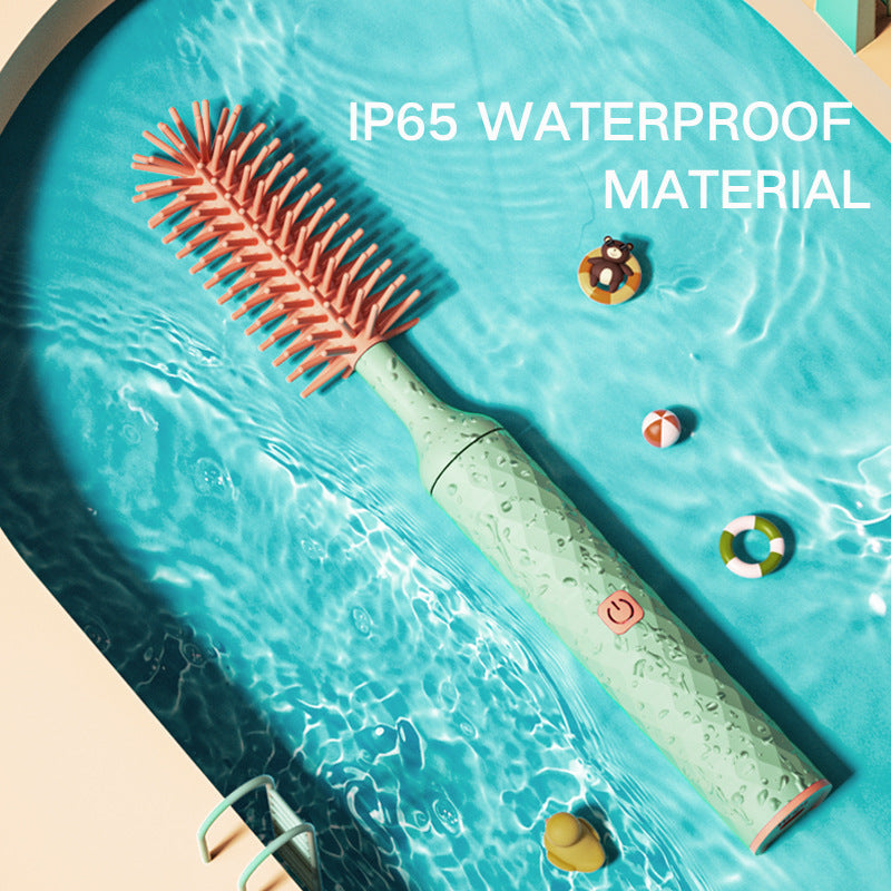 Rotating Electric Silicone Baby Bottle Cleaner 360 Spin Pacifier Brush