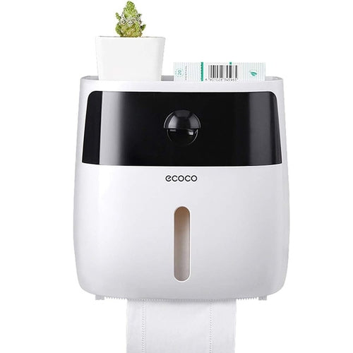 Bathroom Toilet Paper Holder Plastic Double Paper