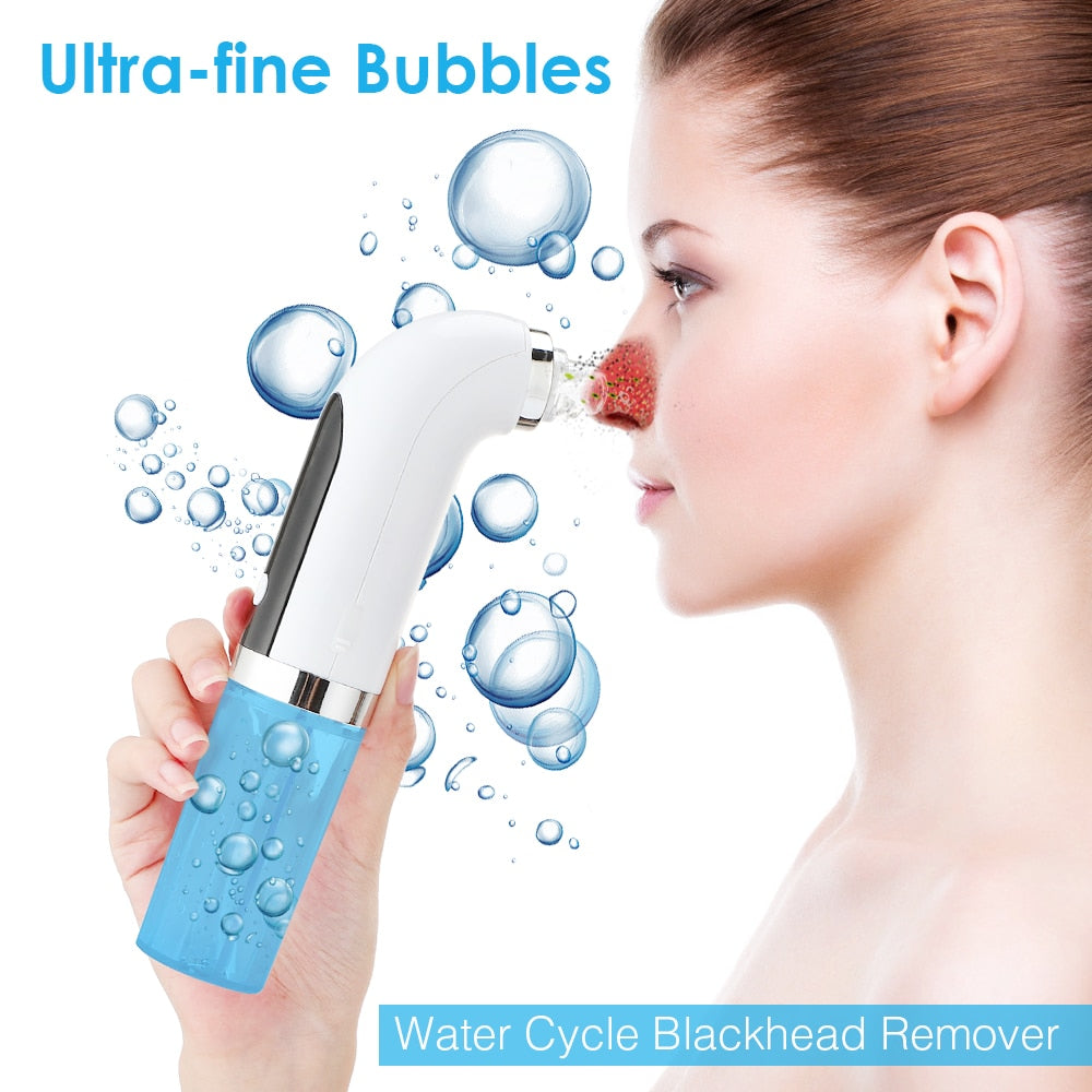Electric Small Bubble Blackhead Remover USB Rechargeable Water Cycle