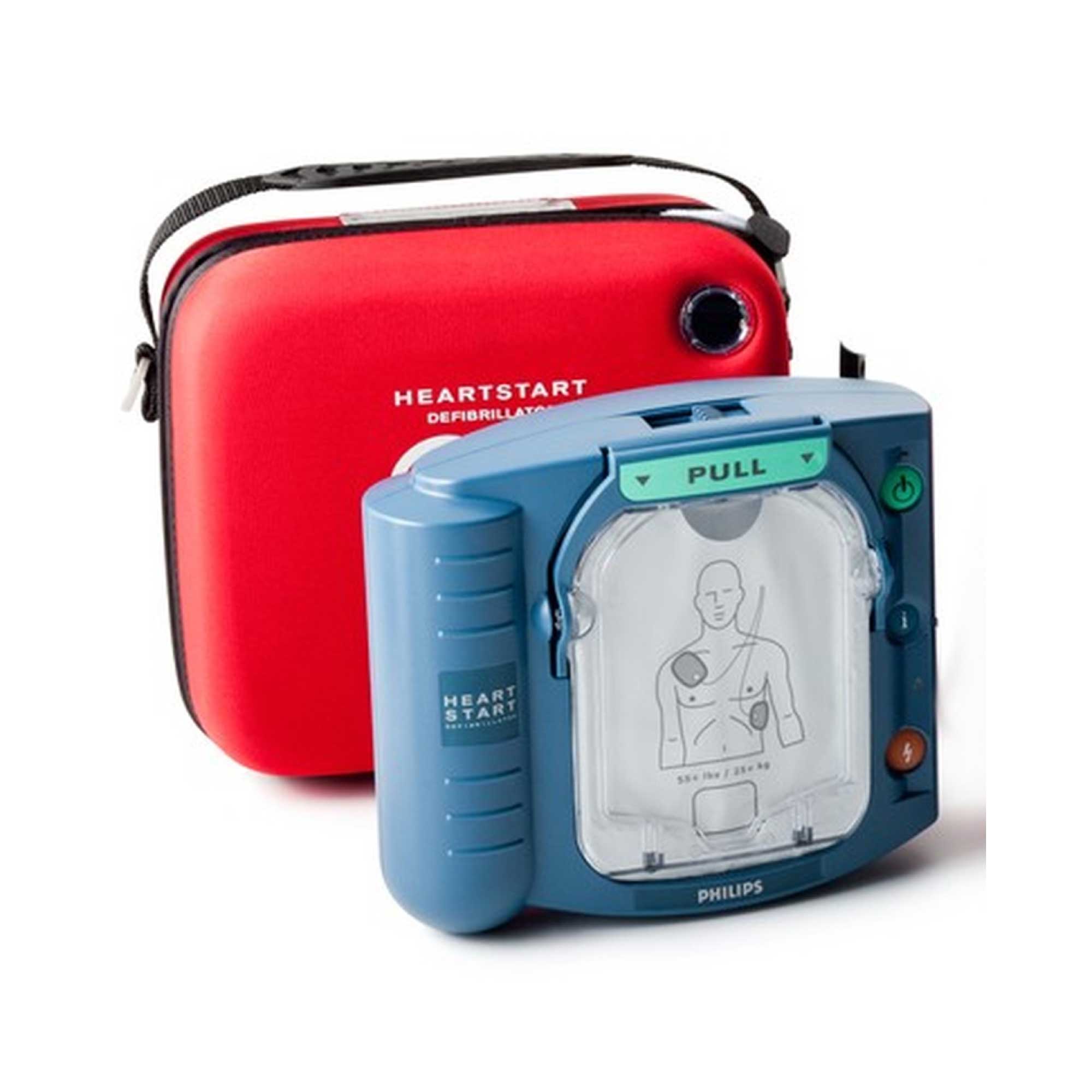 Phillips HeartStart HS1 AED Defibrillator + Carry Case Automatic Heart