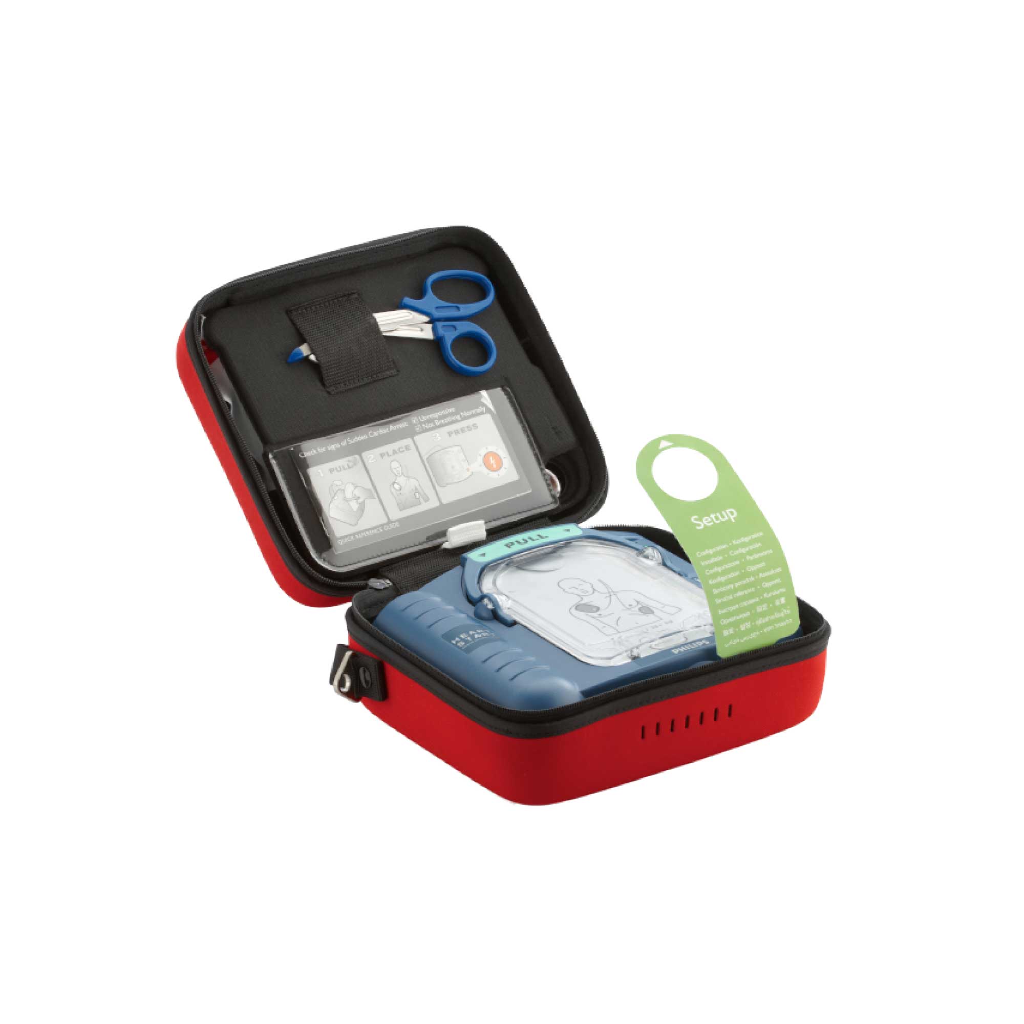 Phillips HeartStart HS1 AED Defibrillator + Carry Case Automatic Heart