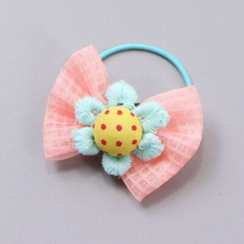 New Little Girls Cute Bow Cartoon Animal Flower