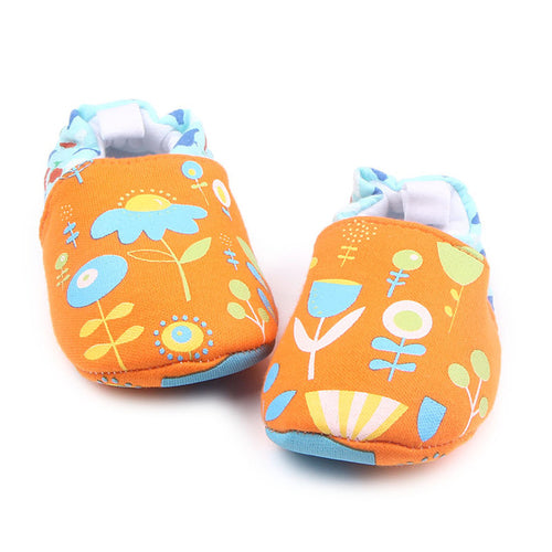 Newborn Lovely Baby Cartoon Prewalker Soft Bottom