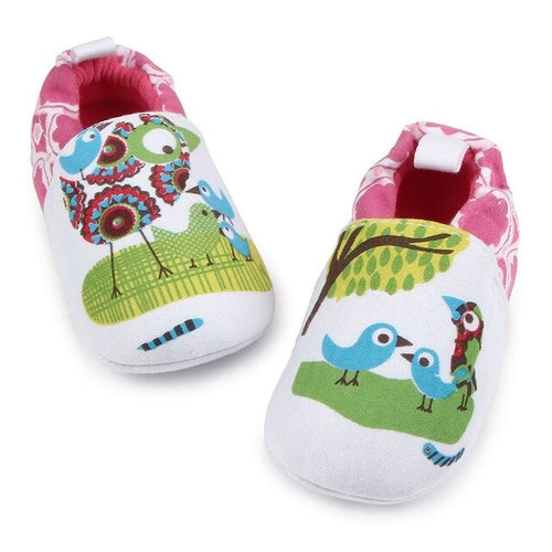 Newborn Lovely Baby Cartoon Prewalker Soft Bottom