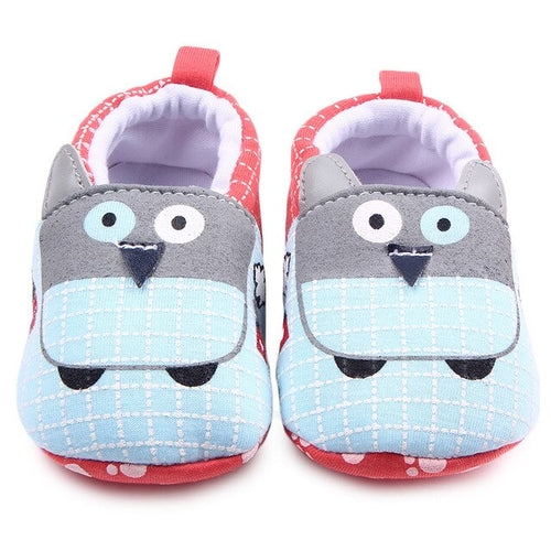 Newborn Lovely Baby Cartoon Prewalker Soft Bottom