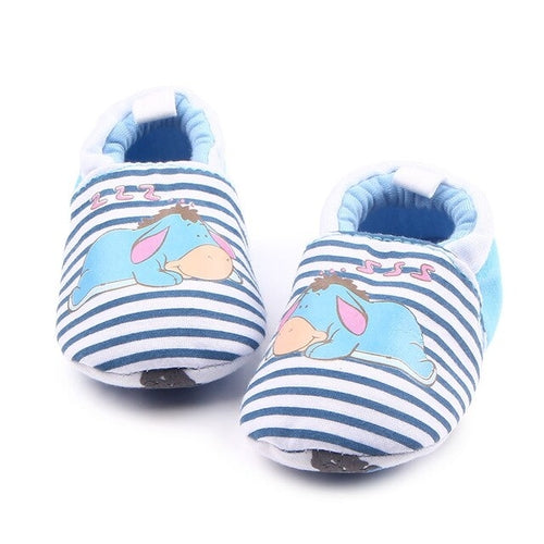 Newborn Lovely Baby Cartoon Prewalker Soft Bottom
