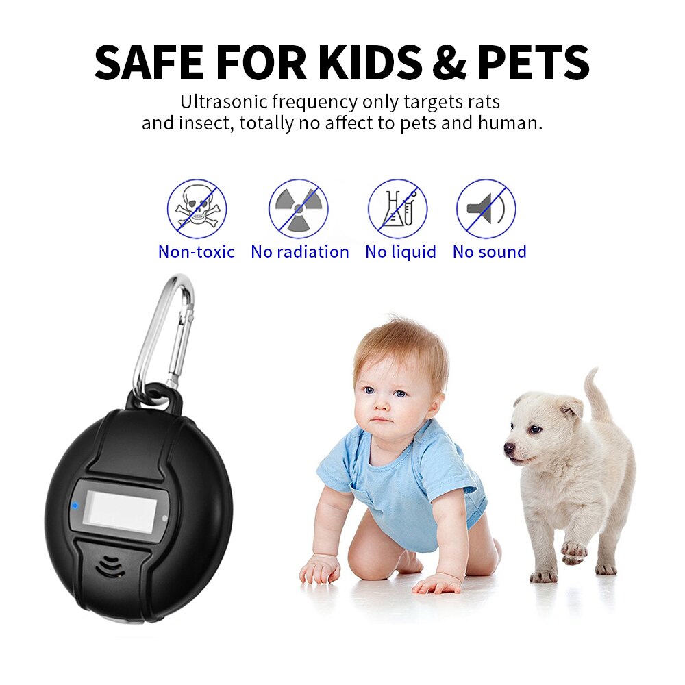 Non Toxic Portable Ultrasonic Pest Repeller Solar