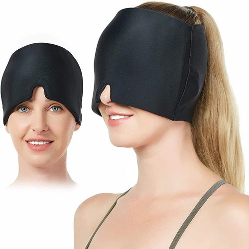 Cold and hot compress gel headgear，physical cooling/hot compress