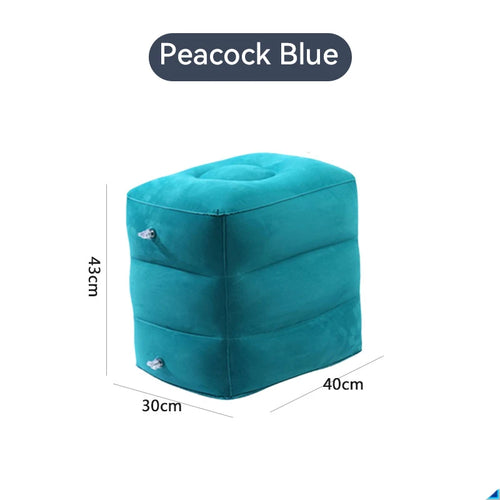 1pcs Inflatable Cushion, Footrest, Inflatable Stool, Travel Cushion,