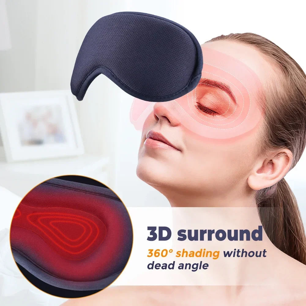3D Eye Mask 6 level Vibration Eye Mask 3 Level Heated Electric Steam