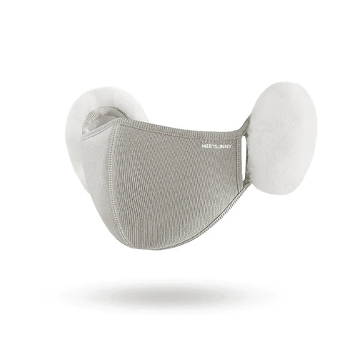 Winter Warm Sports Face Mask Men Women Thickened Fleece Eye Protection