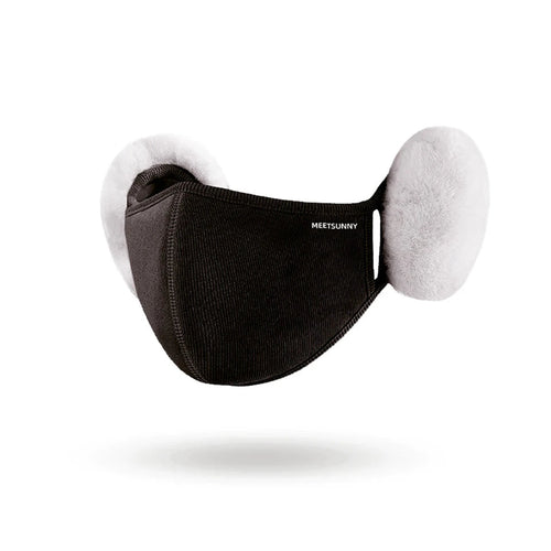 Winter Warm Sports Face Mask Men Women Thickened Fleece Eye Protection