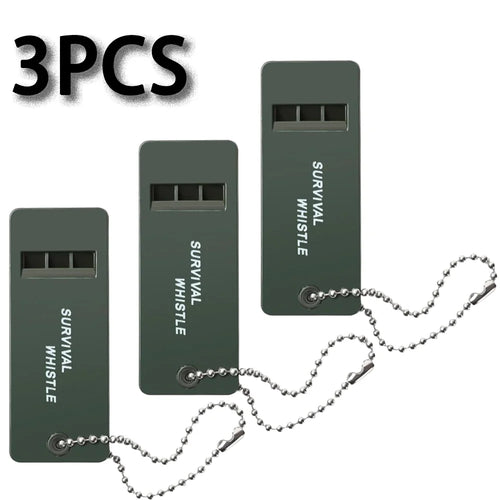 High Decibel 3-Frequency Whistle Outdoor Emergency Survival Whistle