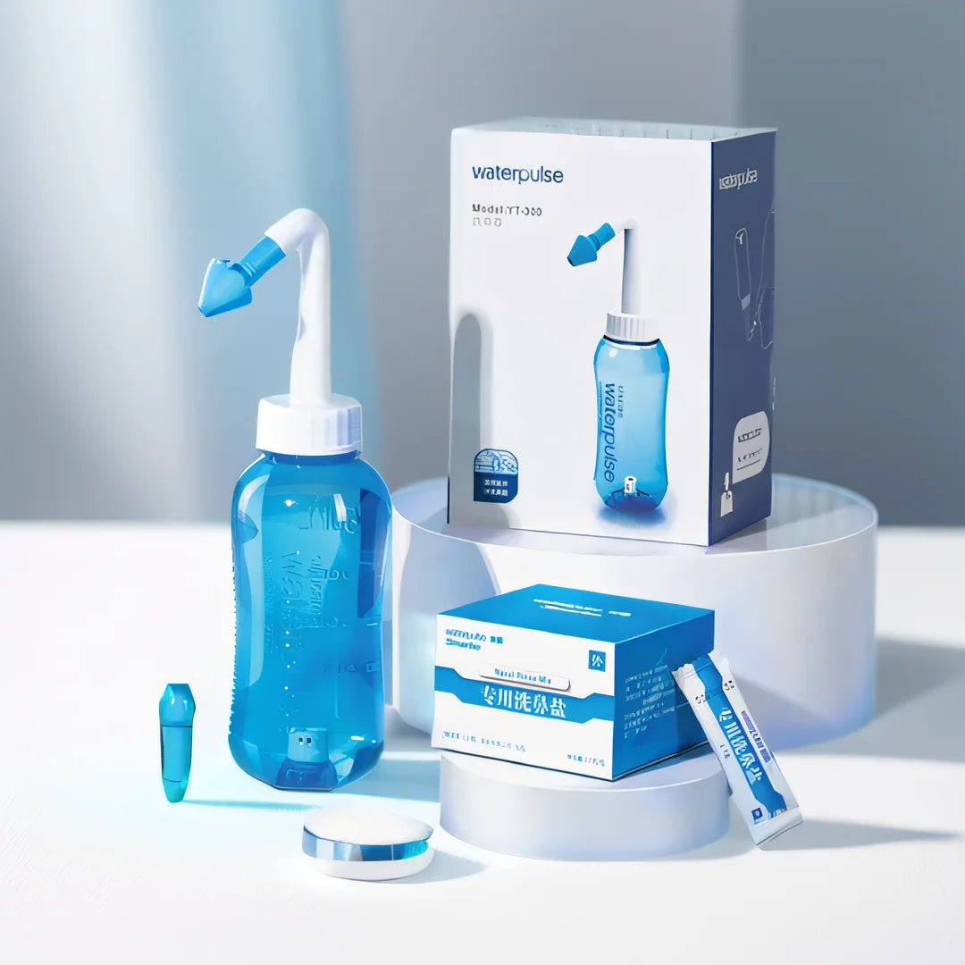 Waterpulse Nasal irrigator 300ml 500ml Nasal Rinse Bottle Nasal Wash