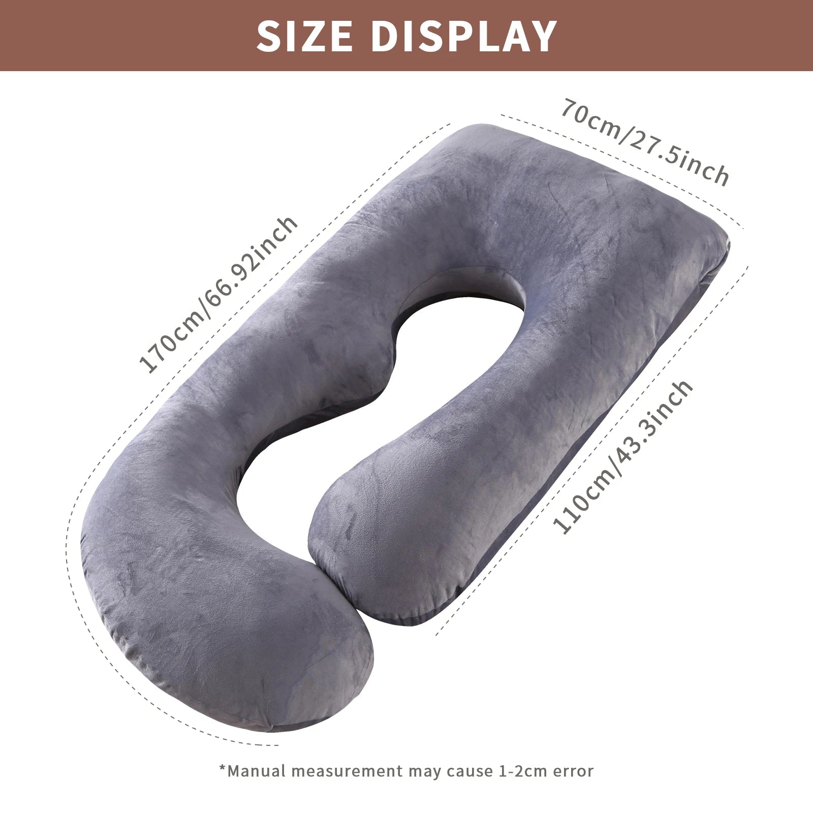 Pregnancy Pillows for Sleeping, G Shaped Full Body Maternity Pillow