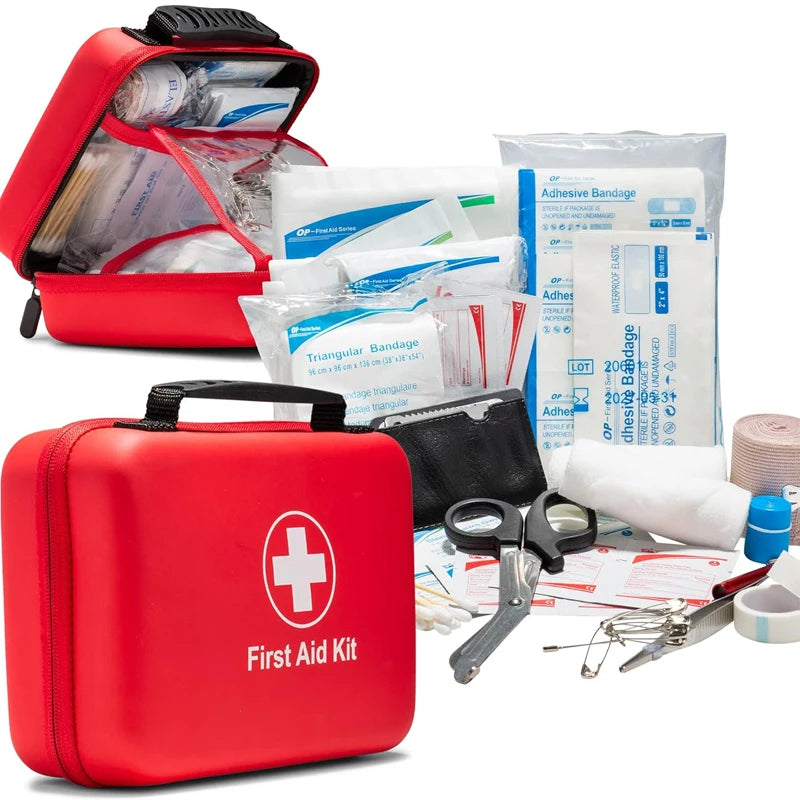 38pcs essential first aid kit for home, camping and hiking, suitable
