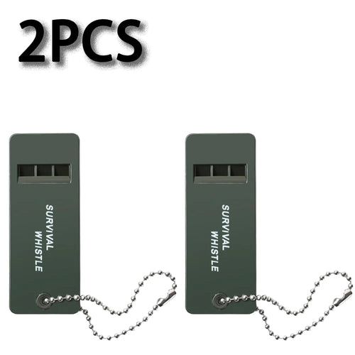 High Decibel 3-Frequency Whistle Outdoor Emergency Survival Whistle