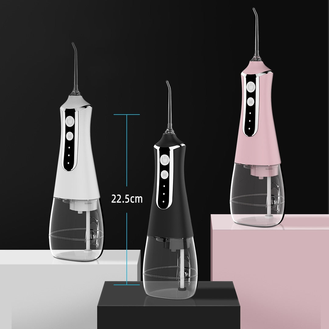 Portable Oral Irrigator Dental Water Flosser Rechargeable Dental Water