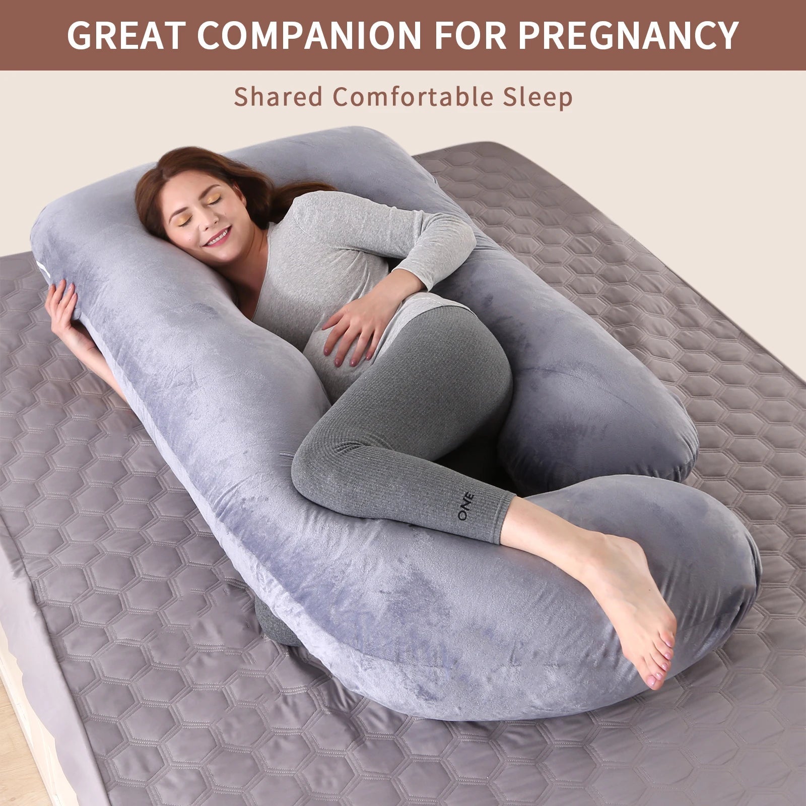 Pregnancy Pillows for Sleeping, G Shaped Full Body Maternity Pillow