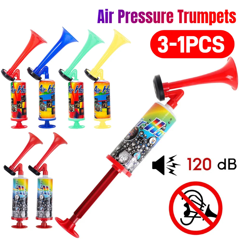 Air Pressure Trumpets Soccer Air Cheering Horn Handheld Loud Voice