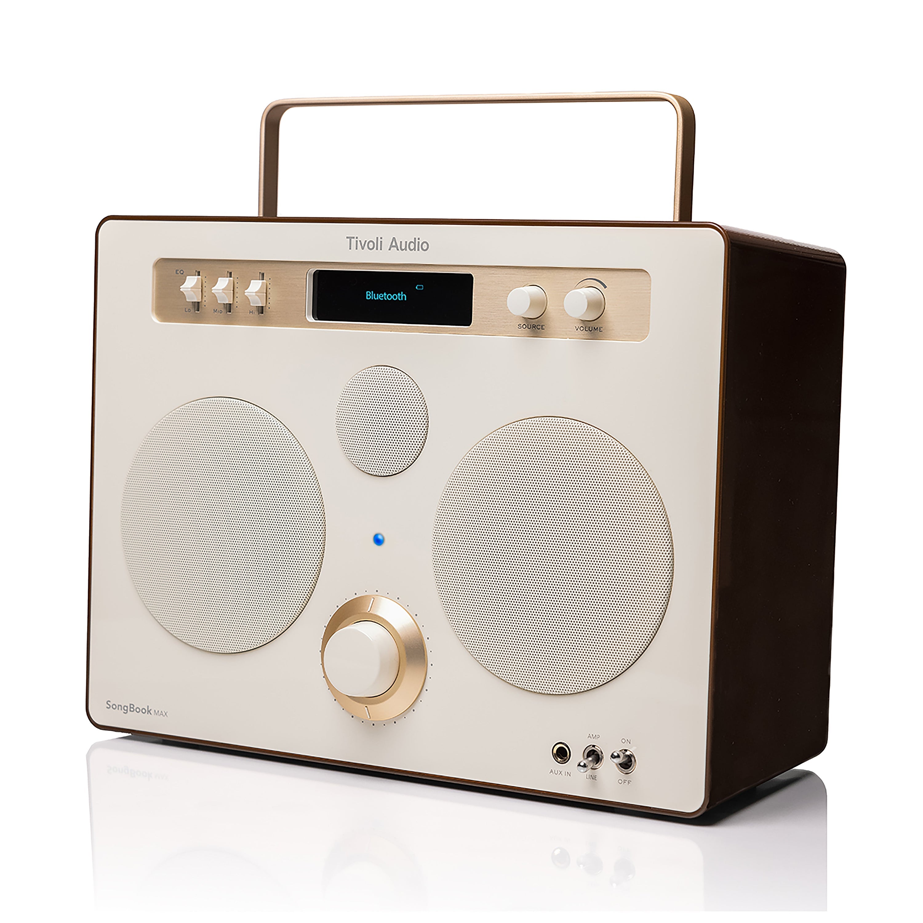 Tivoli Audio Song Book MAX Bluetooth Speaker (Cream/Brown)