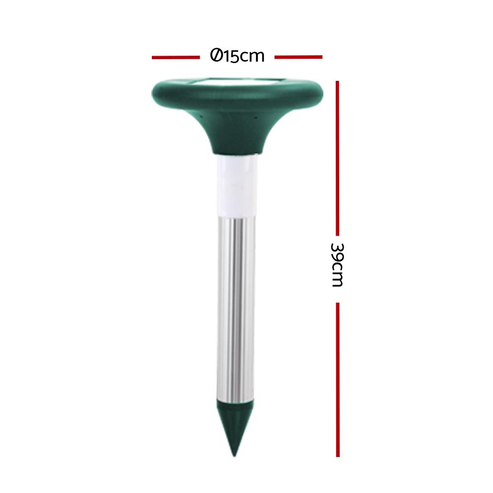 Gardeon Snake Repeller Set of 20 Multi Pulse Solar LED Plus Ultrasonic