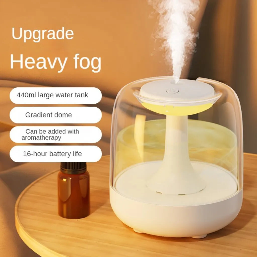 Humidifier 440ml Small Home Aromatherapy Machine 2-in-1 Mute Bedroom
