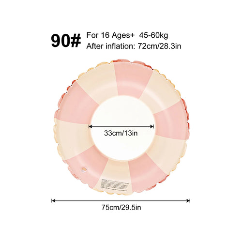 Inflatable Pool Floats for Adults,Summer Swimming Ring Pool Floaties