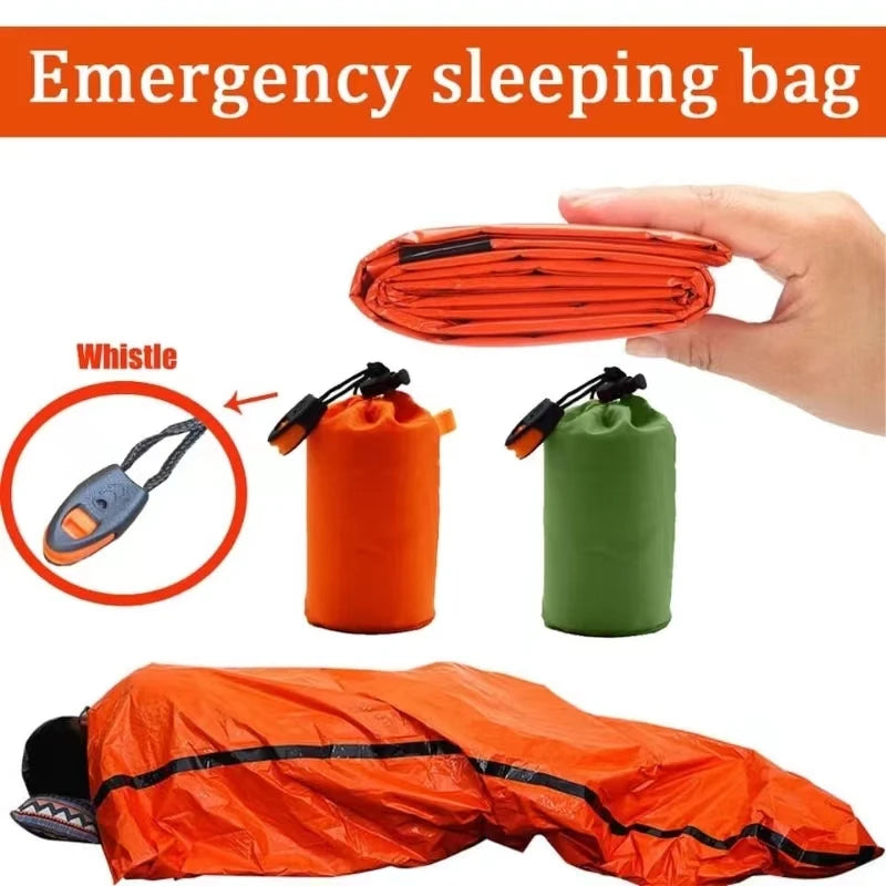 Emergency Sleeping Bag, Mylar Emergency Blanket, Waterproof