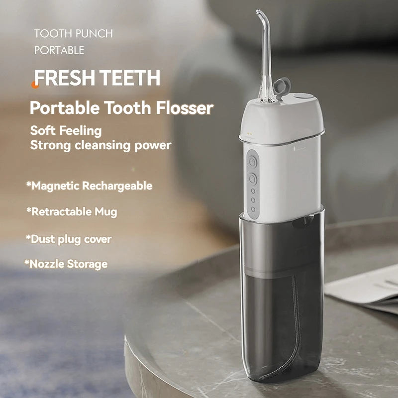 Water Floss Oral Irrigator Rechargeable Portable Dental Water Jet Home