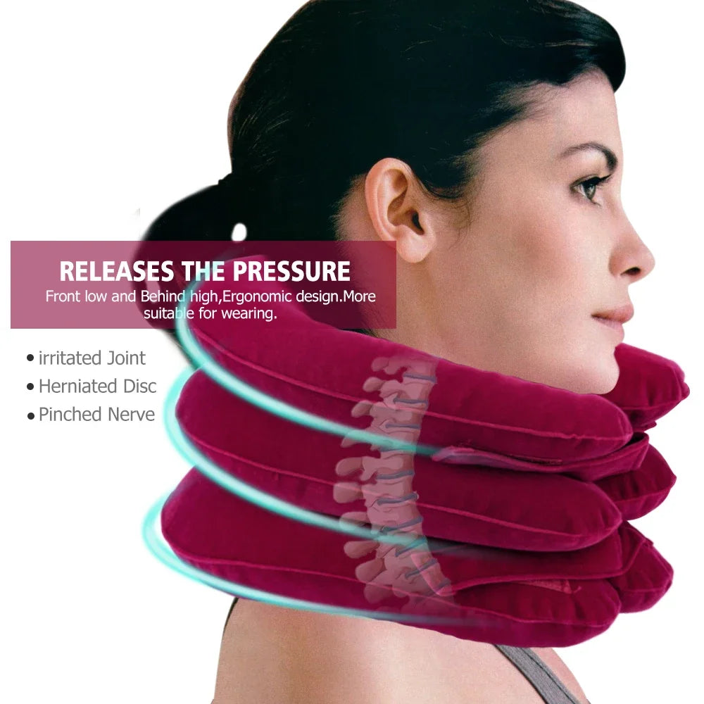 Neck Stretcher Cervical Traction Device Home Pain Treatment,