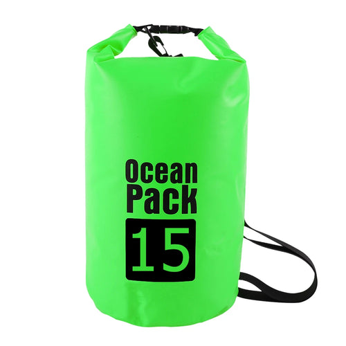 PVC Bucket Inflatable Open Swimming Buoy Tow Float Dry Bag Waterproof