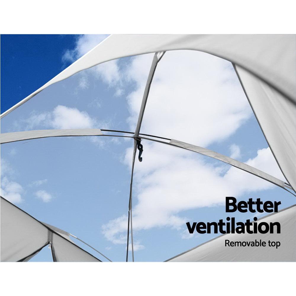 Weisshorn Camping Shower Toilet Tent Outdoor Portable Changing Room