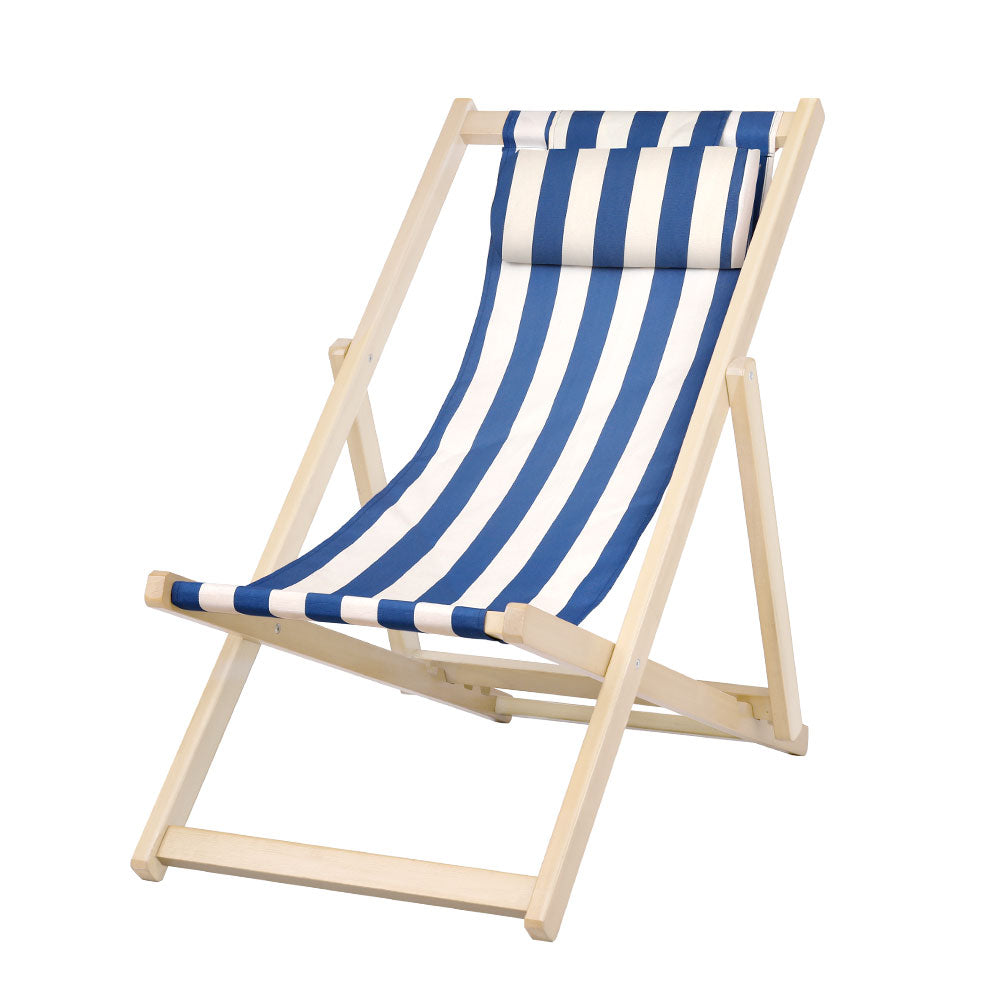 Gardeon Outdoor Furniture Sun Lounge Beach Chairs Deck Chair Folding