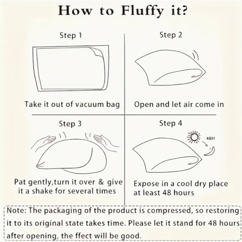 Cooling Breathable Tofu Pillows 2 PACK